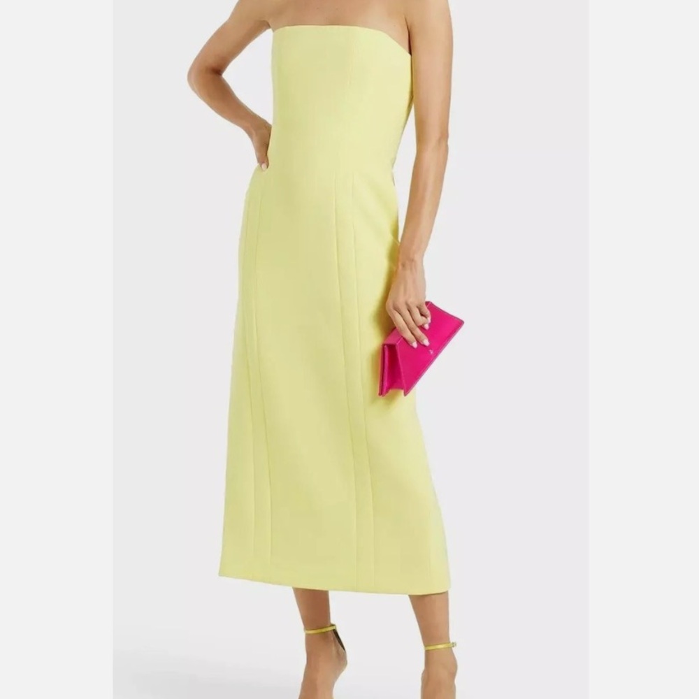 ALC Yellow Strapless Dress